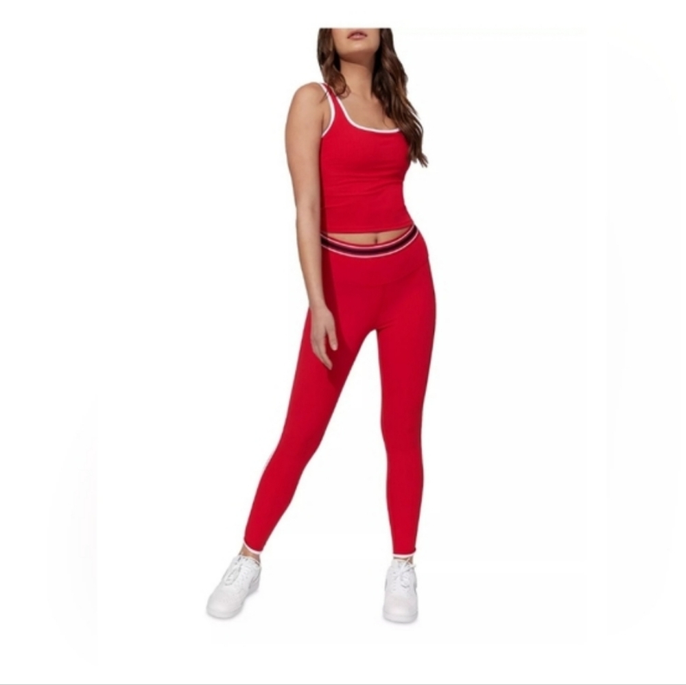 NWT! Fall Yoga Venus Williams Striped Athleisure/Workout/Fitness Leggings Medium